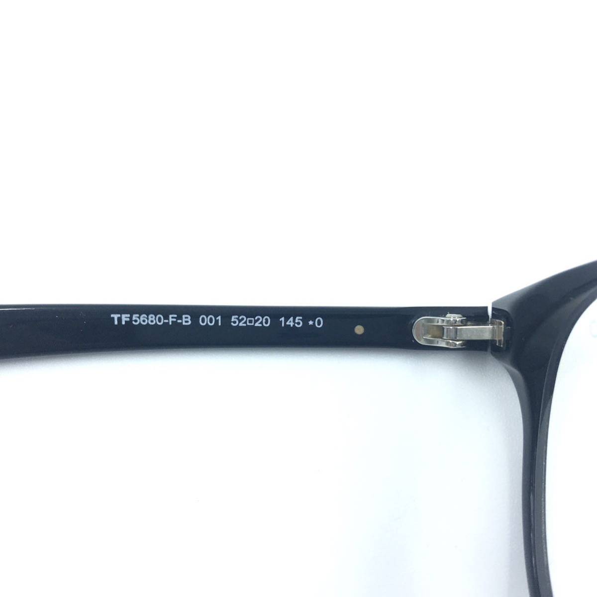 TOM FORD トムフォード FT5680FB 001 Eyeglass Frames メガネフレーム 新品未使用　TF5680FB アジアンフィット　伊達メガネ