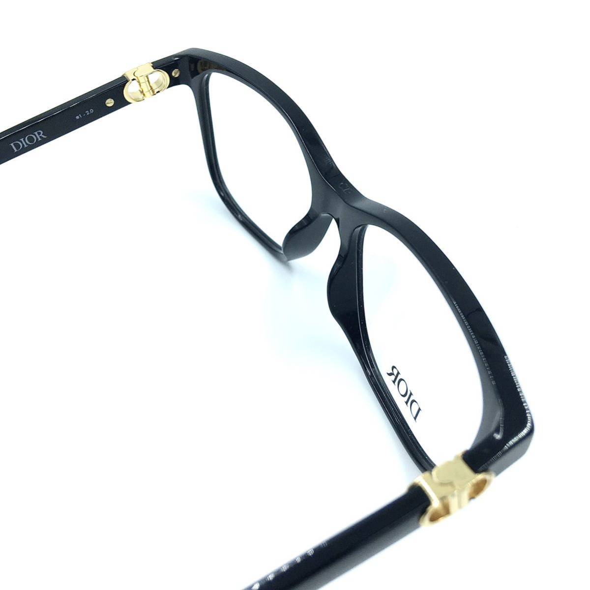 DIOR ディオール 30MontaigneMiniO BI 1000 Eyeglass Frames メガネフレーム CD50009F 001ブラック_画像10