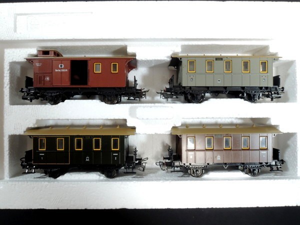 HOゲージ/メルクリン/4035/プロイセン邦有鉄道/客車/4両セット/箱付/Prussian Passenger/鉄道模型_画像3
