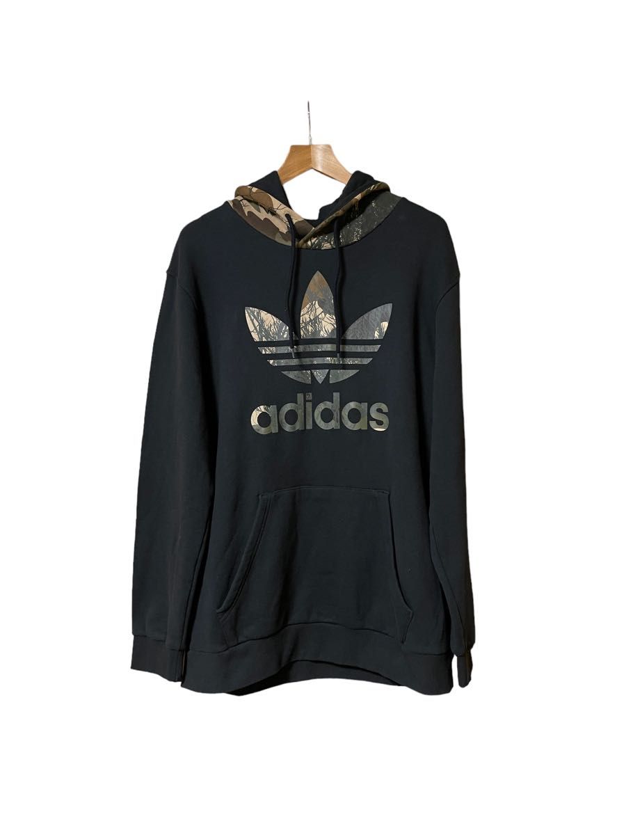 adidas ビッグロゴパーカー・2XL(大きいサイズ)