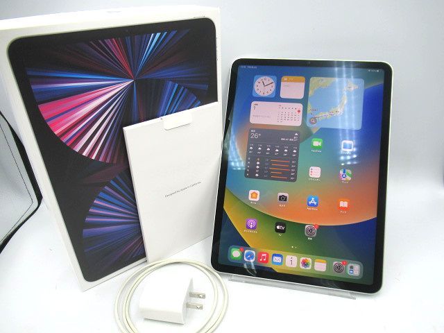 ▲▲美品 iPad Pro11 第3世代 Wi-Fi 11インチ A2377 MHQT3J/A 128GB シルバー USED 2021年春モデル 動作確認OK▲▲