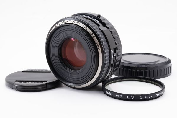 ペンタックス Pentax FA 645 75mm f/2.8 Lens SMC for 645N 645NII [新品同様] #2738A