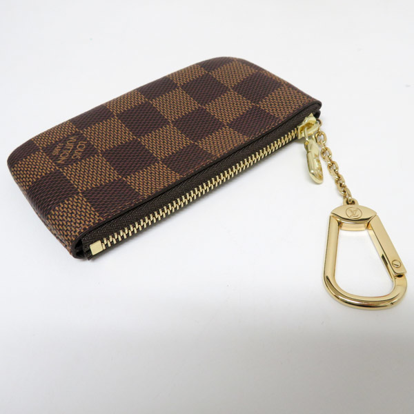 ルイヴィトン LOUIS VUITTON ダミエ カードキーケース ポシェットクレ キーリング付 小銭入れ N62658 CT1233 2023年製 未使用 [質イコー]_画像6