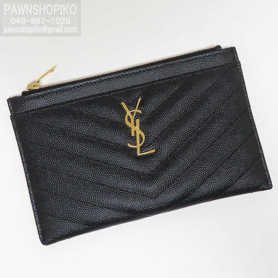 サンローラン SAINT LAURENT モノグラム ビルポーチ スモール 584872