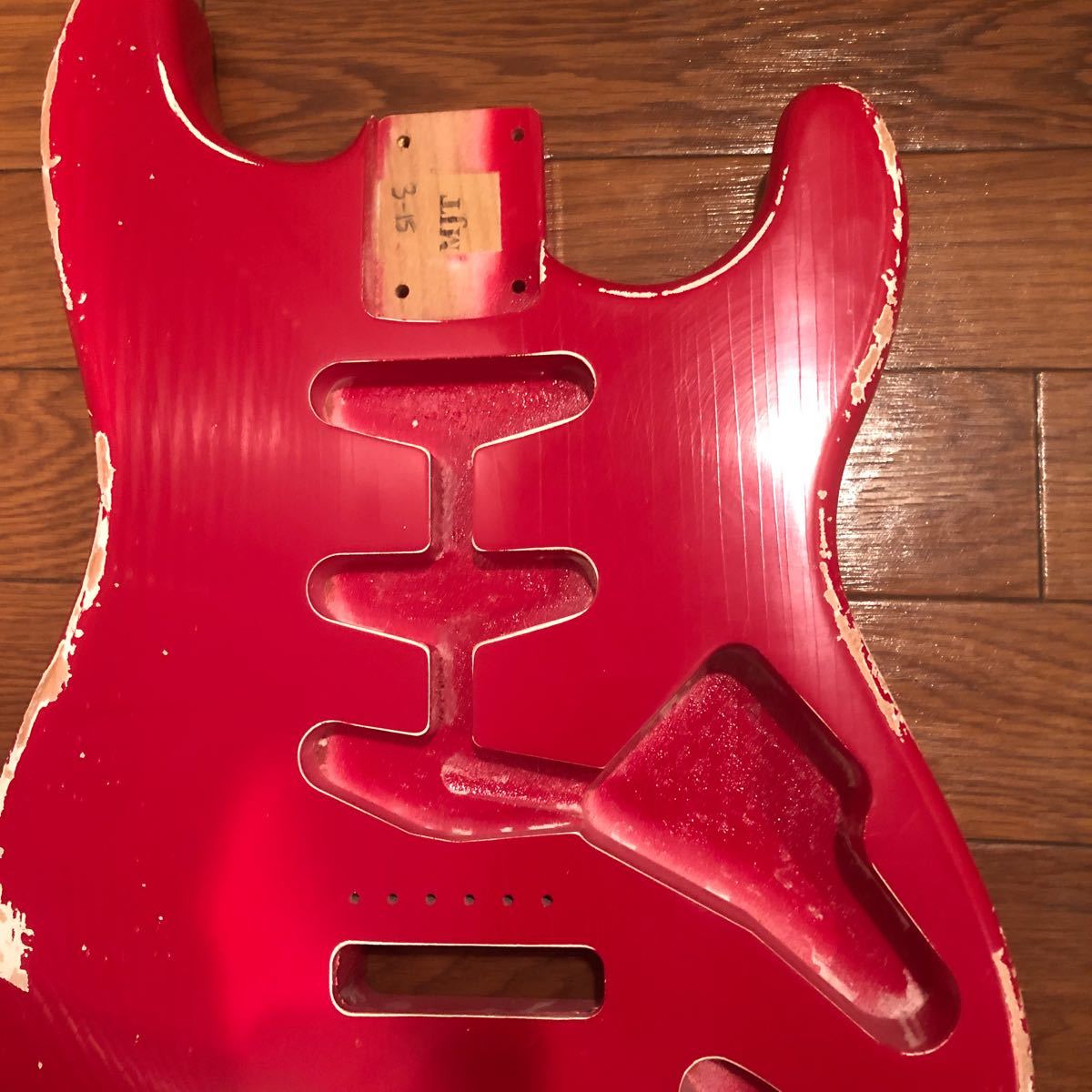 　MJT Relic Stratocaster Body // ストラトボディ ダコタレッド レリック加工 新品未使用 //_画像3