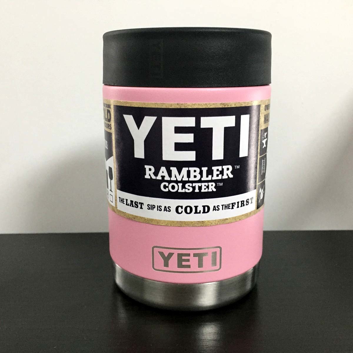 YETI イエティ ランブラー コルスター ピンク 12オンス 12oz 缶クーラー 保温 保冷 アウトドア 水筒 ボトルの画像1