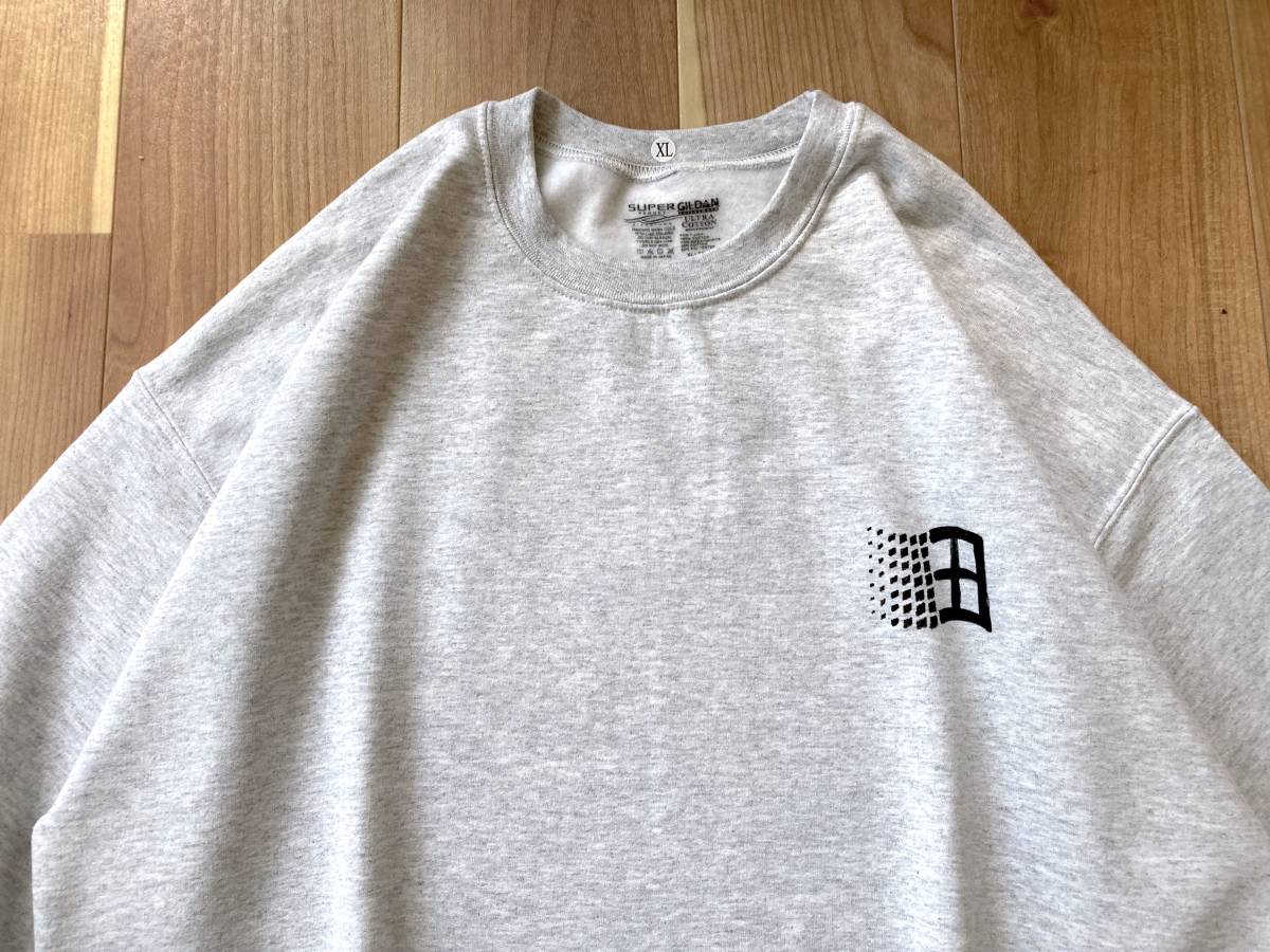 新品 SUPERMARKET / The Windows TIMES Crew Sweat ASH / XL サイズ / スーパーマケット ウィンドウズ タイムズ クルーネック スウェット_画像7