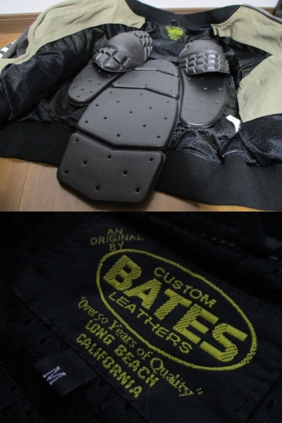 BATES ベイツ FAST LANE コットン ライディングジャケット Mサイズ OS EARL'S HOOKER_画像9