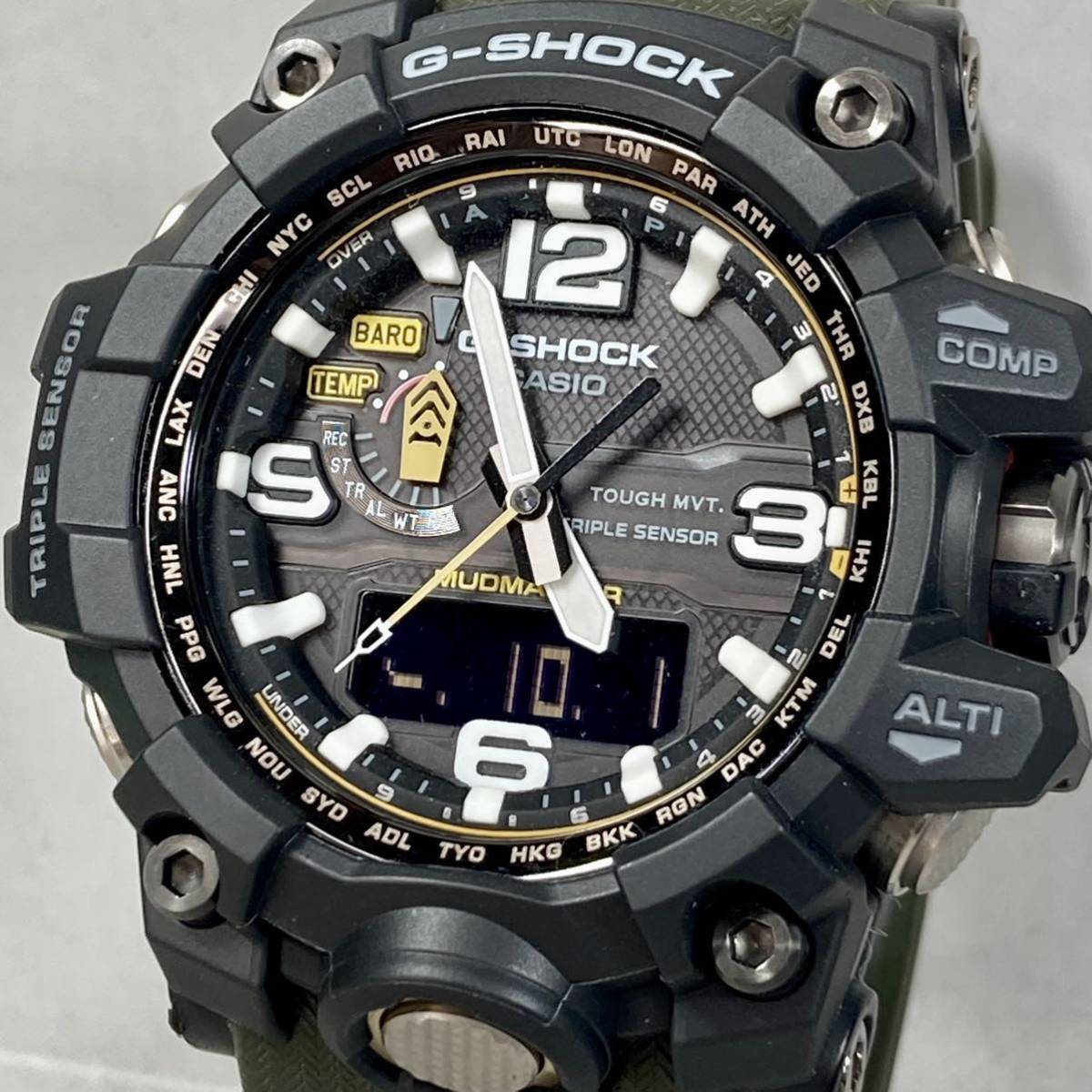 GINGER掲載商品】 極美品 G-SHOCK ブラック トリプルセンサー マルチ