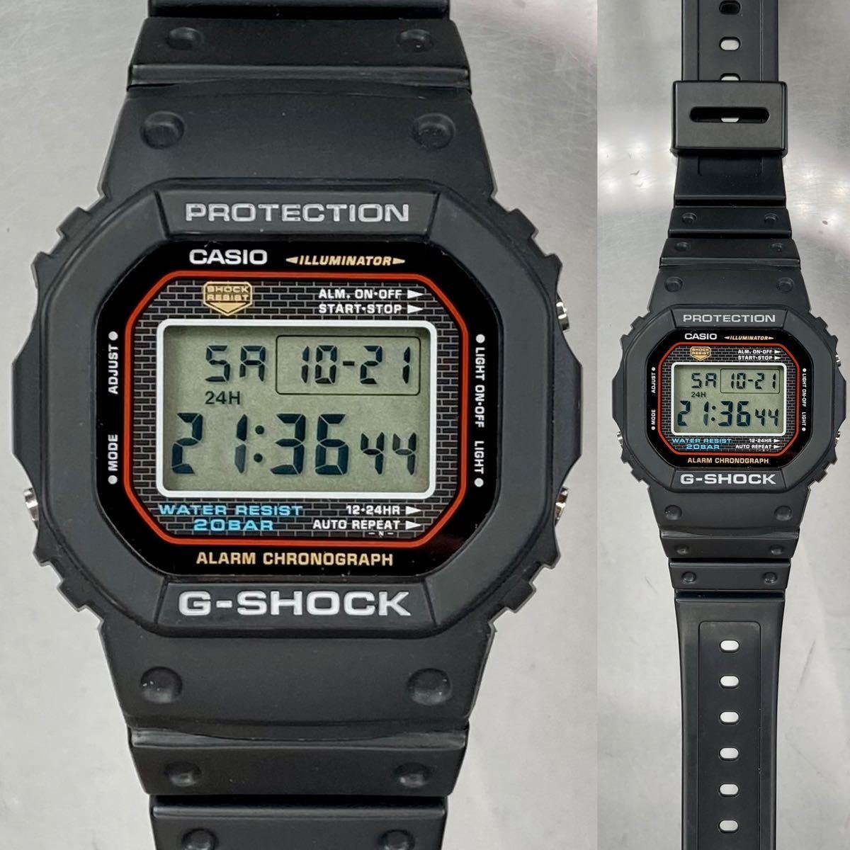 極美品 CASIO G-SHOCK DW-5000-1JF 初代DW-5000C 復刻モデル メタル