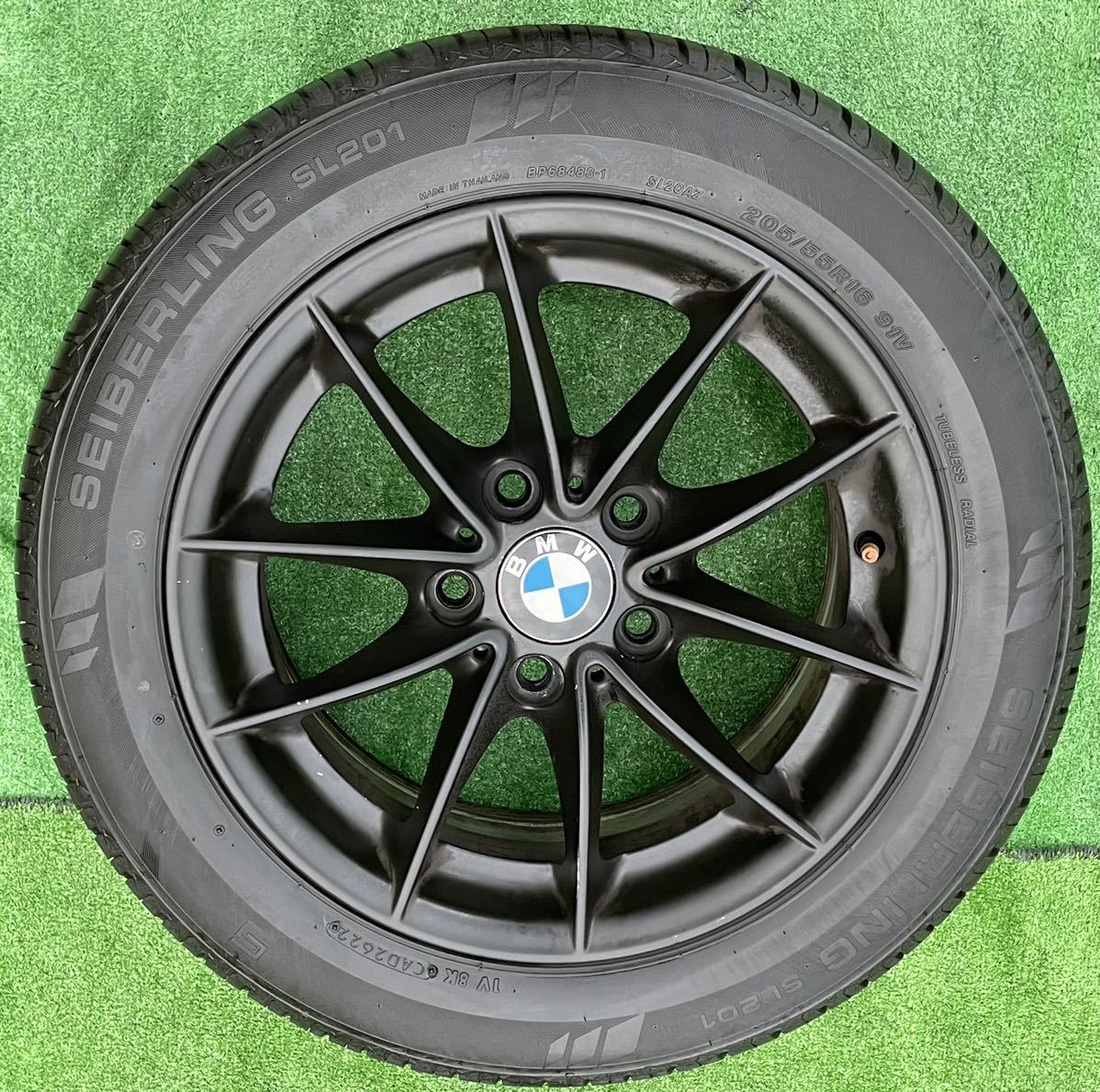 *BMW оригинальные легкосплавные колесные диски 16 дюймовый 16X7J офсет +31 радиальный Thai SEIBERLING x3шт.@Good Years x 1 шт. =4шт.@205/55R16 PCD:120 комплект 4шт.@*