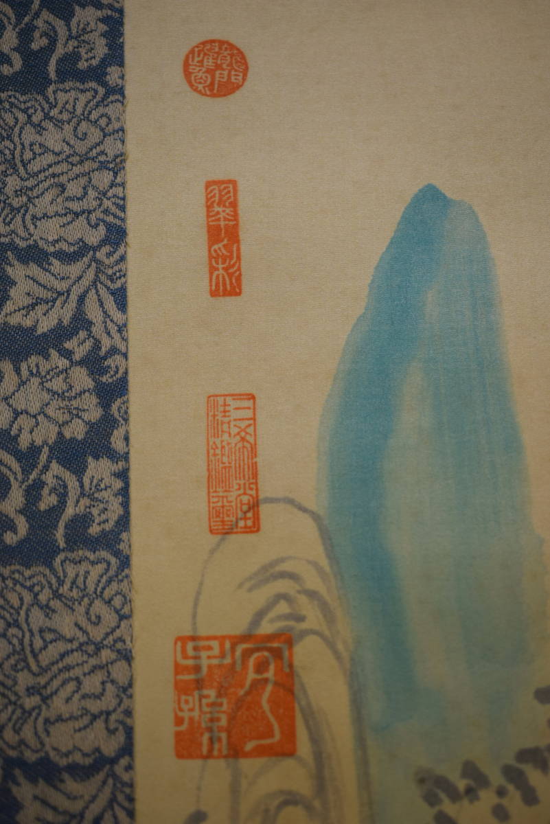 複製/四王呉惲/王鑑/秋景山水図/工芸/布袋屋掛軸HF-591 (Yahoo 複製/四王呉惲/王鑑/秋景山水図/工芸/布袋屋掛軸HF-591 (Yahoo