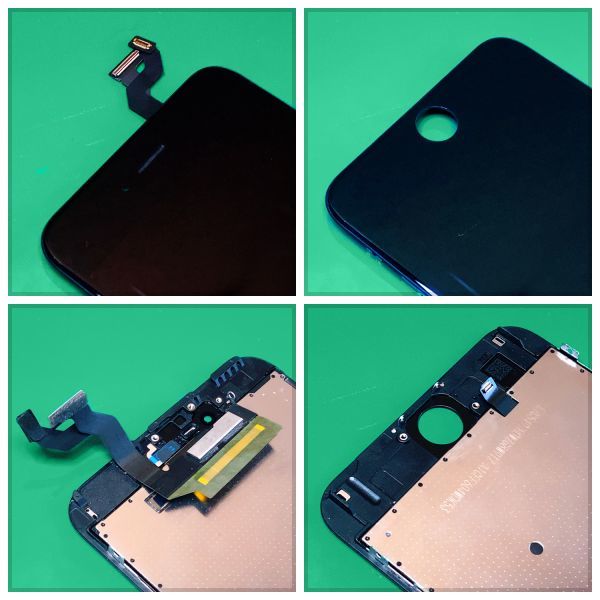 高品質液晶 iPhone6splus フロントパネル 黒 フィルム付 高品質AAA 互換品 LCD 業者 画面割れ 液晶 iphone 修理 ガラス割れ ディスプレイ_画像2