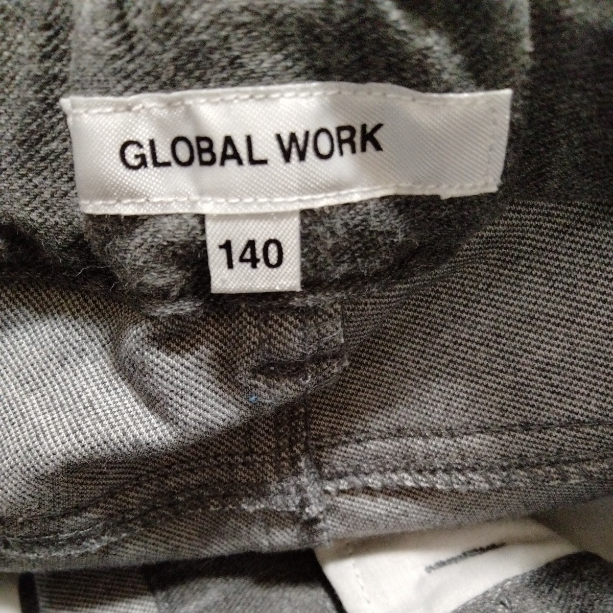 +WX19 まとめ 3枚 セット 福袋 女子 女の子 140 パンツ ロングパンツ GLOBAL WORK グローバルワーク ネイビー デニム グレー_画像10