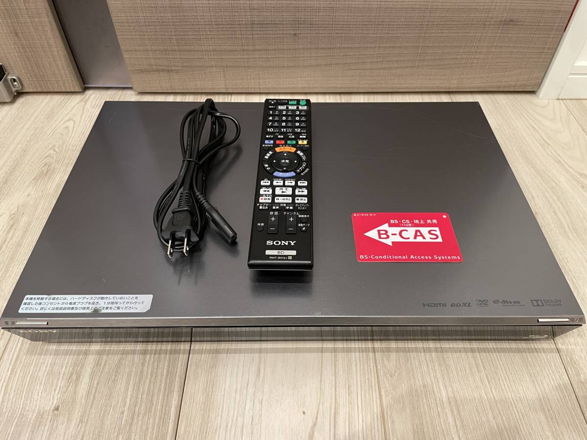 中古 SONY ソニー BDZ-ET2000 HDD 2TB 3番組同時録画 ブルーレイディスクレコーダー_画像1