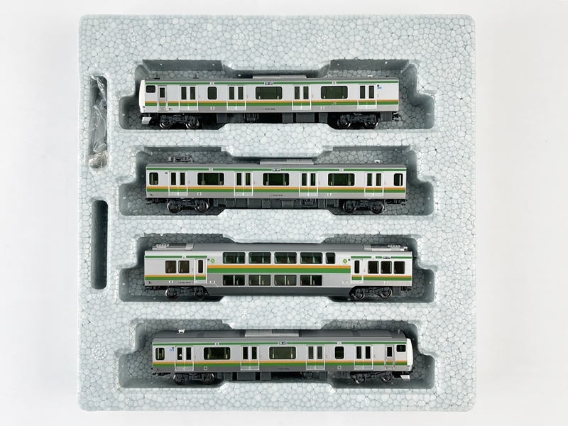 未使用 美品 KATO Nゲージ E233系 3000番台 東海道線・上野東京ライン 基本 4両セット 10-1267 鉄道模型 電車_画像5
