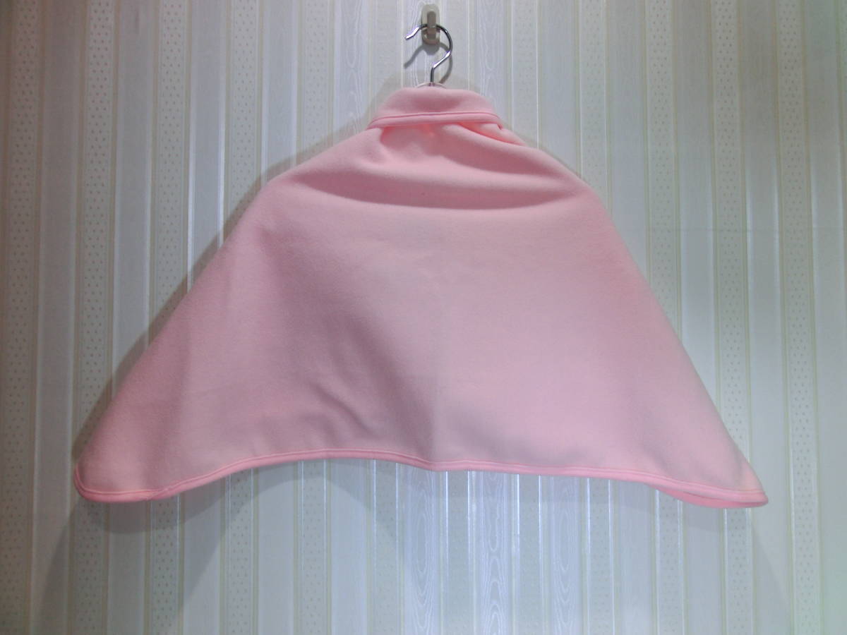* Miki House /MIKIHOUSE * unused goods / for baby pink color. cape / extending blanket . knees .. also becomes ( static electricity prevention fleece use )s640