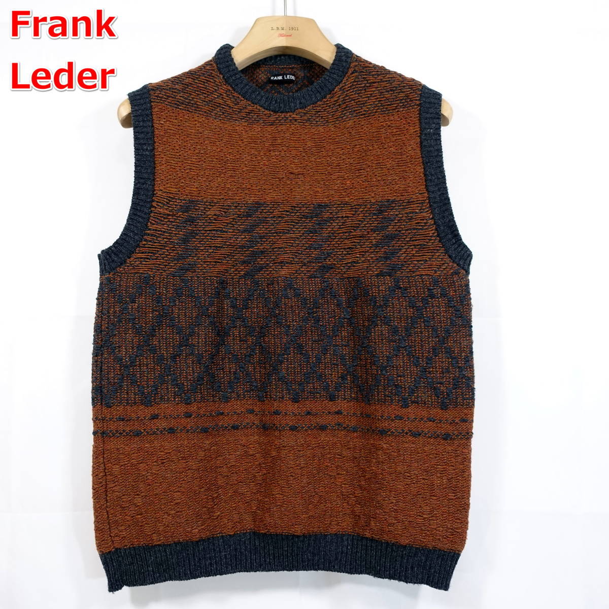 適当な価格 Knitted LEDER （Hand 【良品】フランクリーダー 手編み