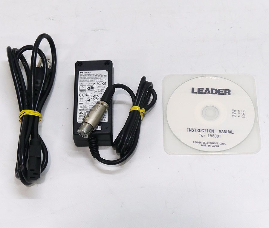 LEADER LV5381 マルチSDIモニター (中古 現状品) リーダー電子 J☆_画像4