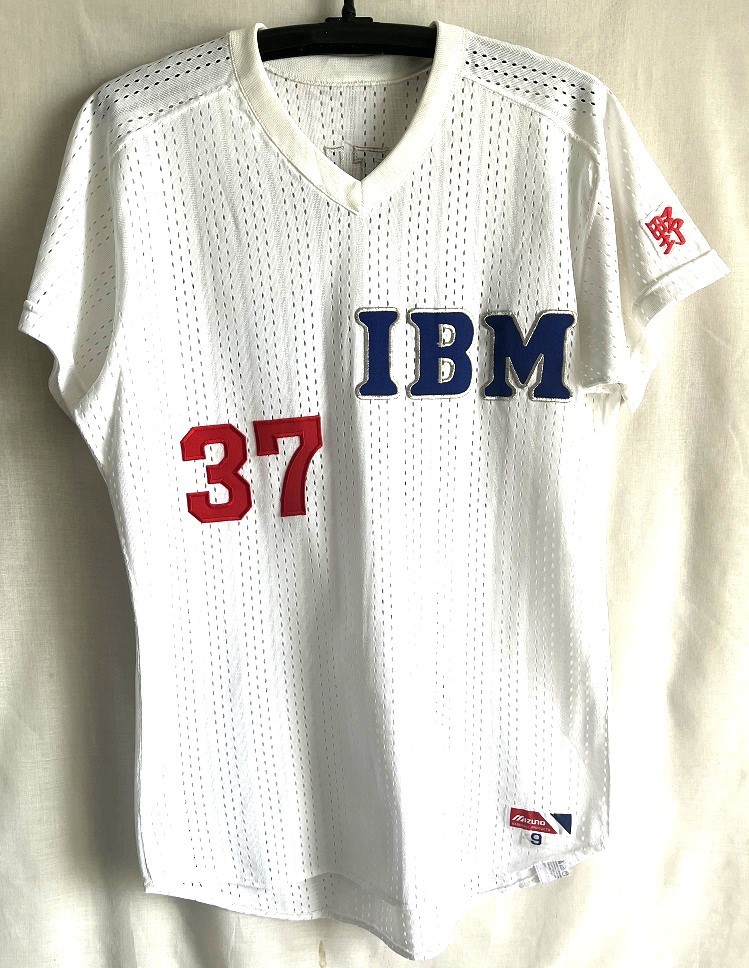 社会人野球　日本アイ・ビー・エム野洲硬式野球部　ユニフォーム#37　日本IBM野洲_画像1