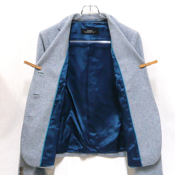 *MaxMara WEEKEND Max Mara we k end wool 3B tailored jacket size 42 blue gray series ON5572