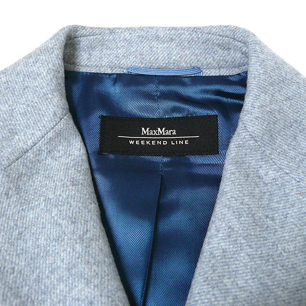 *MaxMara WEEKEND Max Mara we k end wool 3B tailored jacket size 42 blue gray series ON5572