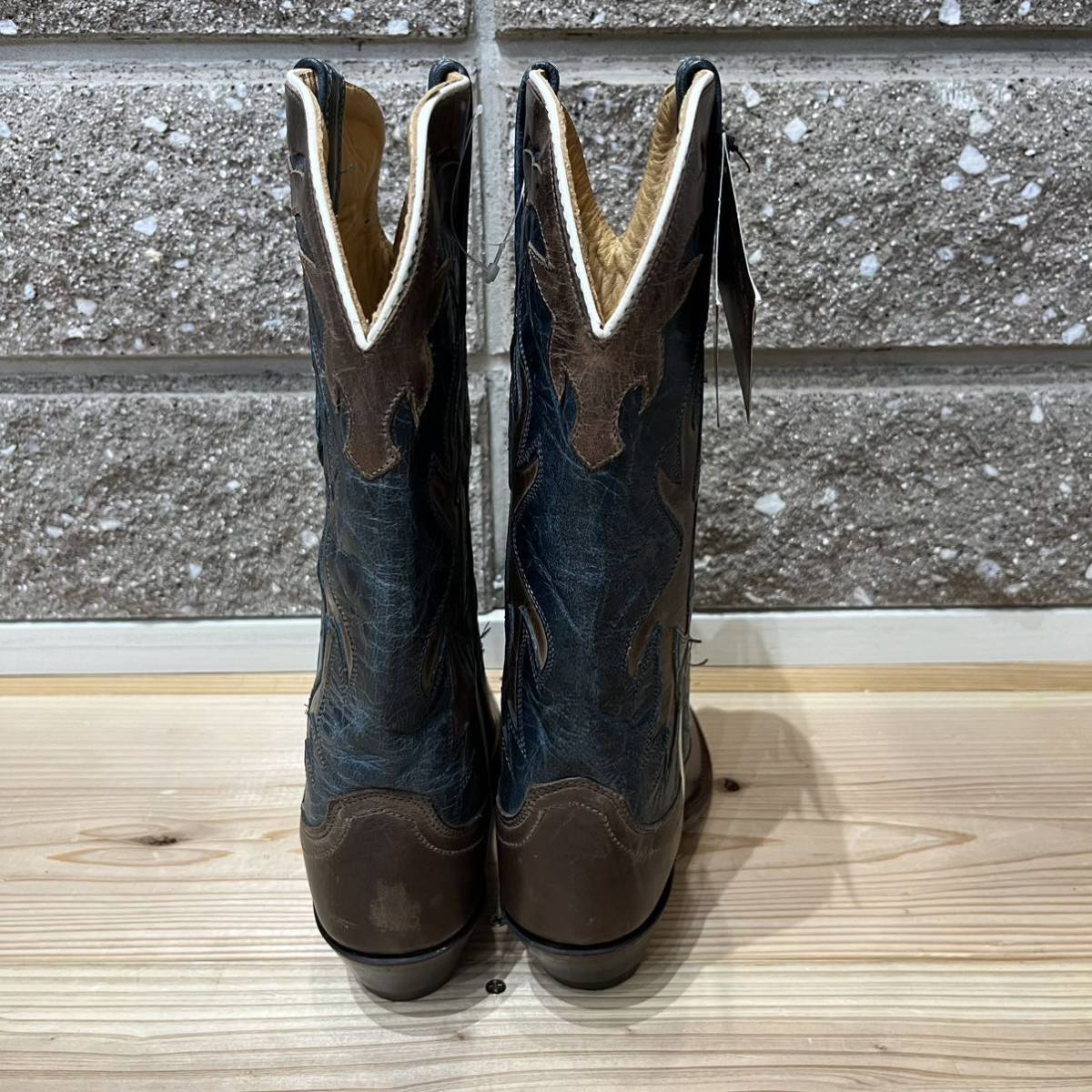  new goods regular price 32800 jpy Old West Old waist western boots can toli boots LF1526 original leather lady's size 7 sphere mc2222