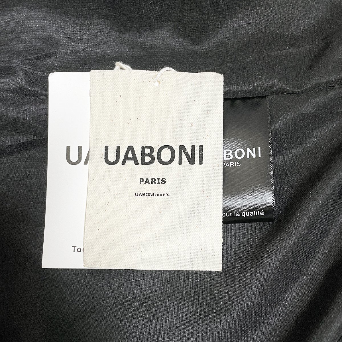 上級EU製＆定価6万◆UABONI*Paris*パーカー*ユアボニ*パリ発◆高級 快適 リラックス 高機能 プルオーバー ストリート アメカジ XL/50サイズ_画像8