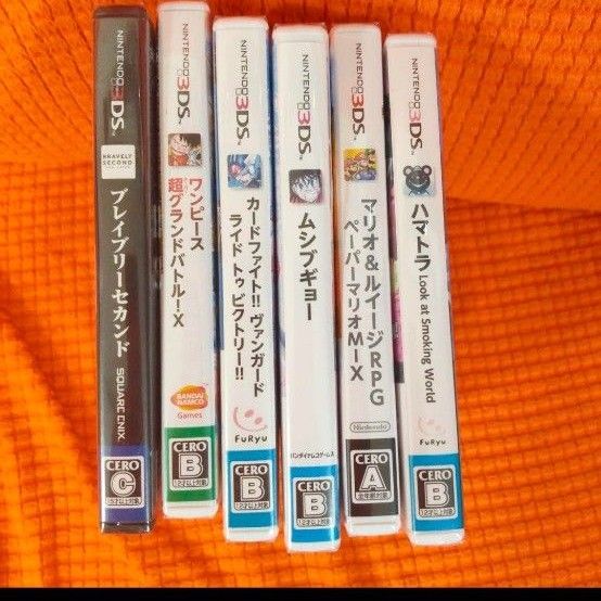 新品未開封 3DSソフト 6本まとめ売り 