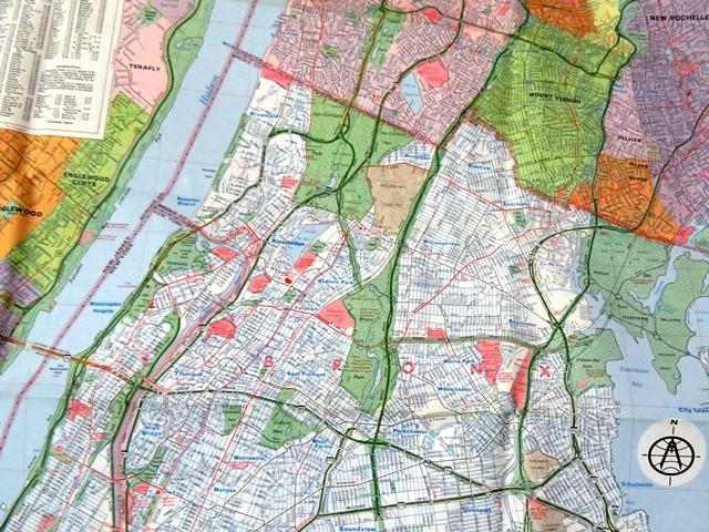 ニューヨーク ストリートマップ　1970年頃_画像7