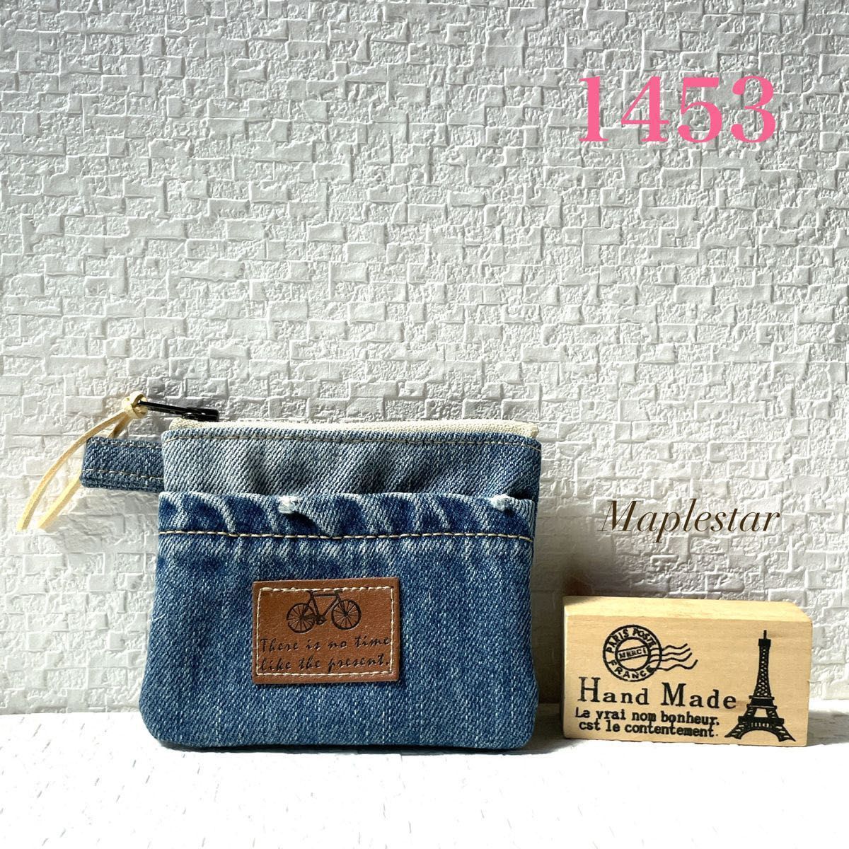 ☆ささまゆ様専用☆ハンドメイド☆デニムリメイクポーチ 2点