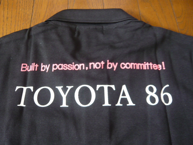 ☆TRD☆トヨタ☆TOYOTA MOTOR SPORTS☆正規品☆半袖☆X 86☆ポロシャツ☆前ロゴ刺繍☆Mサイズ☆ブラック☆新品未使用☆_画像3