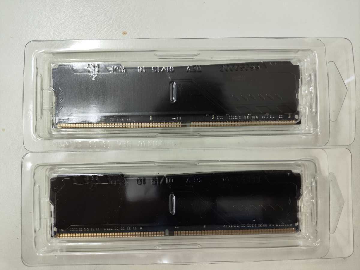 新品 未使用 DDR4-2666 PC4-21300 16GB×2枚 計32GB メモリ デスクトップパソコン用 金属カバー付き_画像2