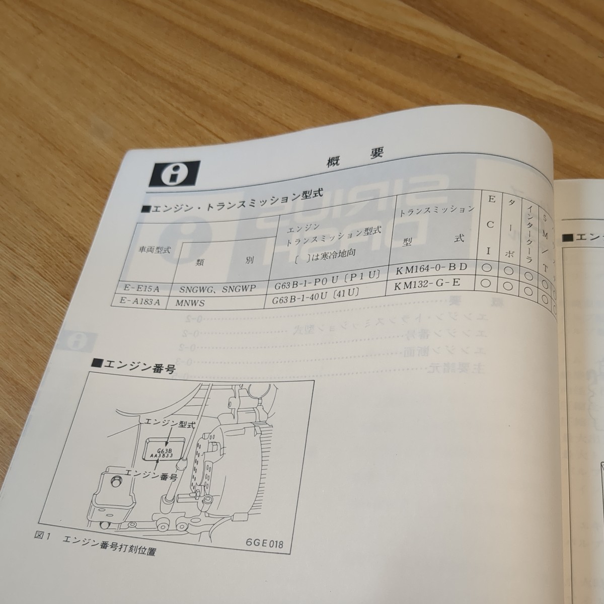 三菱 スタリオン エンジン編　SIRIUS DASH G63B 整備解説書 MITSUBISHI　84.5 1984　カタログ　ターボチャージャ ターボチャージャー　_画像8