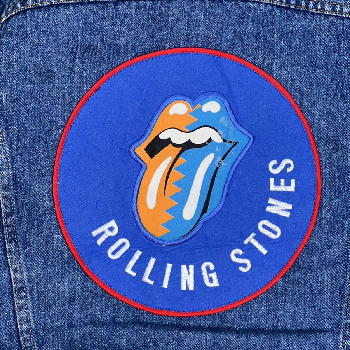 80s 89年　dead stock 「The Rolling Stones 」ツアー　激レジージャン サイズM バンド　vintage アメカジ　ビンテージ　バンド物_画像3