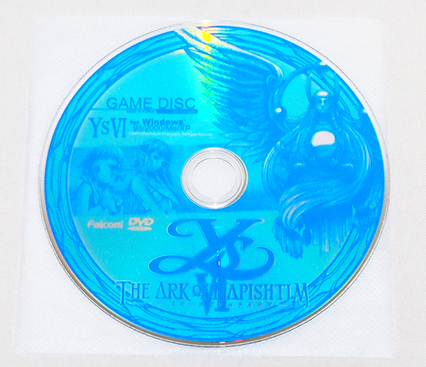 ■PC ファルコム　Ys VI イース6 ナピシュテムの匣（DVD版/ディスクのみ）　　【cA】　　NF-6950A THE ARK OF NAPISHTIM_画像1