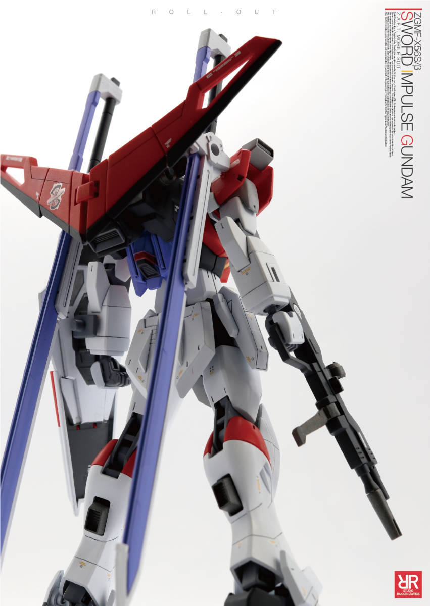 HGCE 1/144劍沖[成品塗成品] 原文:HGCE1/144ソードインパルス【塗装済改修完成品】