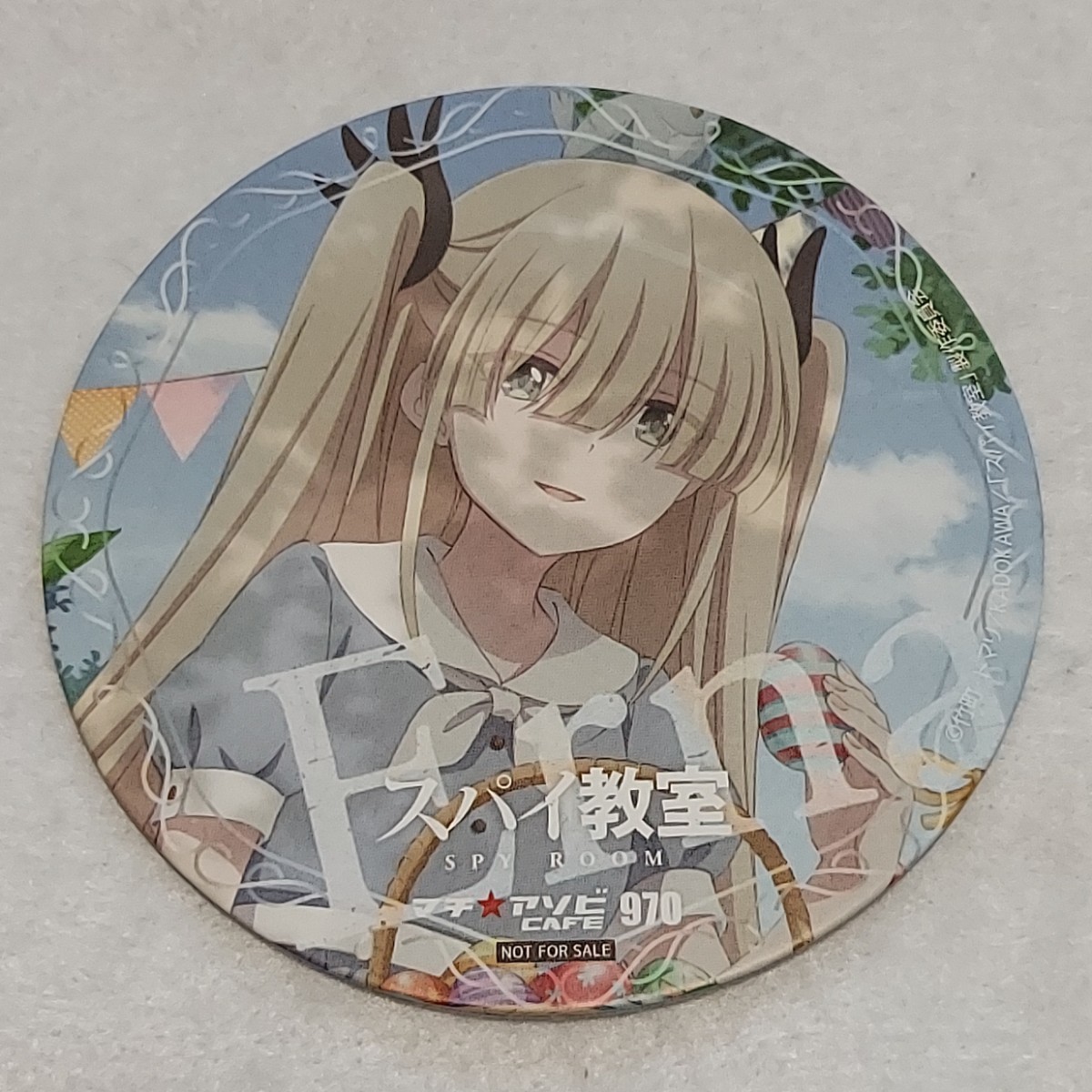 エルナ コースター スパイ教室 マチアソビカフェ コラボレーション