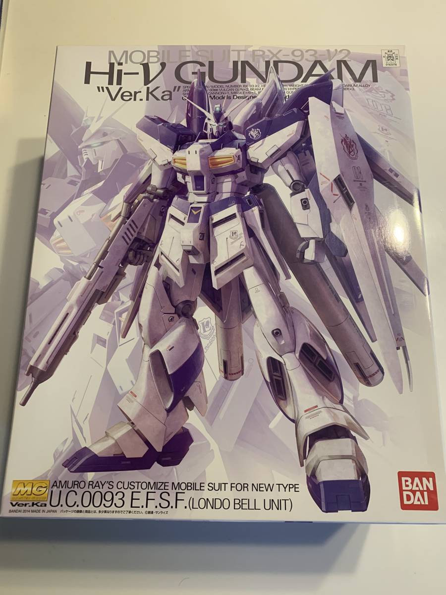 ◇未組立◇ MG 1/100 RX-93-v2 Hi-νガンダム Ver.Ka ハイニュー