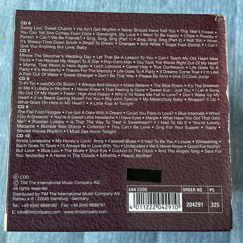 Benny goodman 10 CD Box 中古_画像3