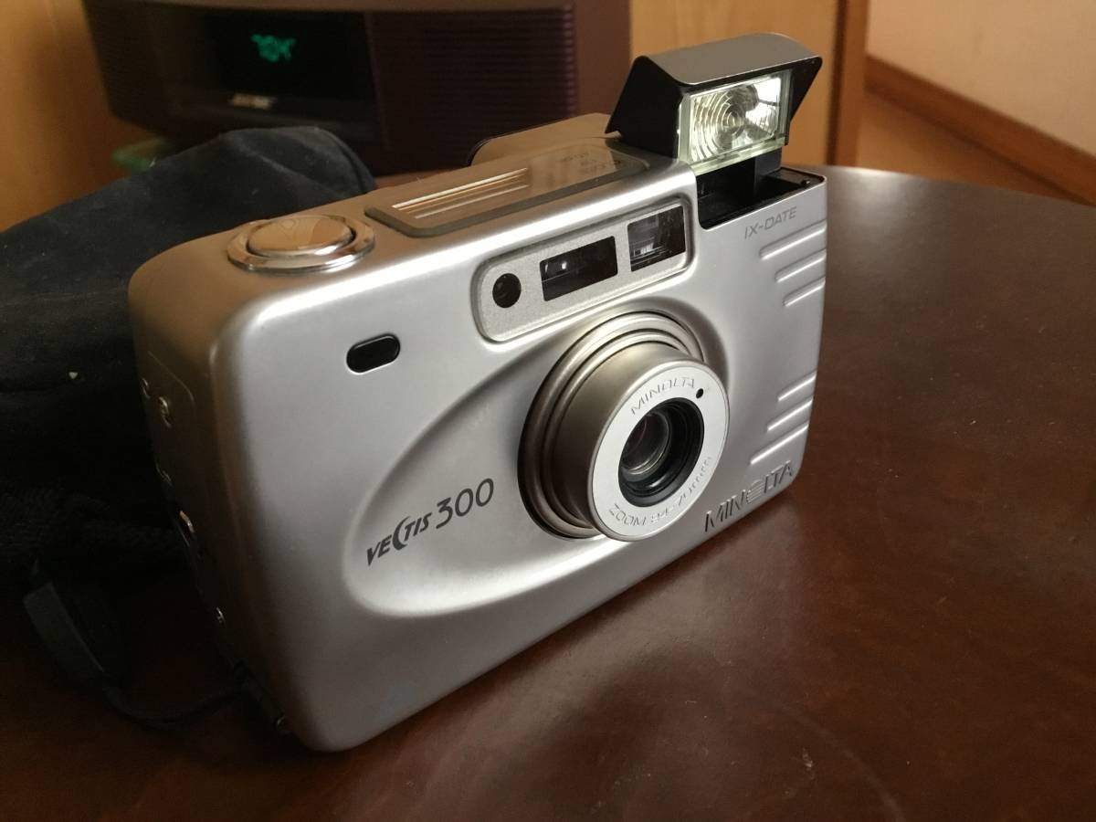 ミノルタ コンパクトカメラ MINOLTA VECTIS300 IX-DATE 望遠 APSフィルム 動作確認済み 電池付き コレクション compact cameraの画像3