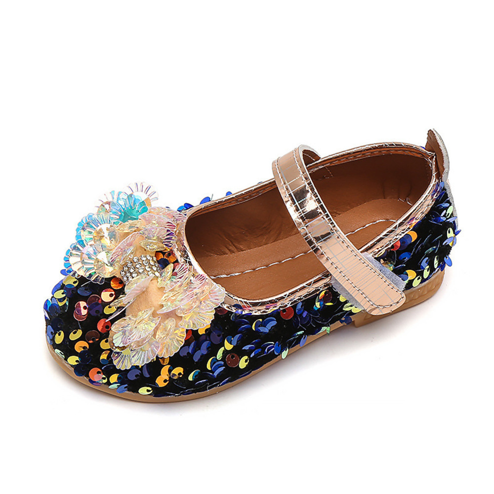 * темно-голубой * 21(13cm) * формальная обувь девочка pmyshnm1008 формальная обувь девочка формальный обувь платье обувь ребенок обувь 
