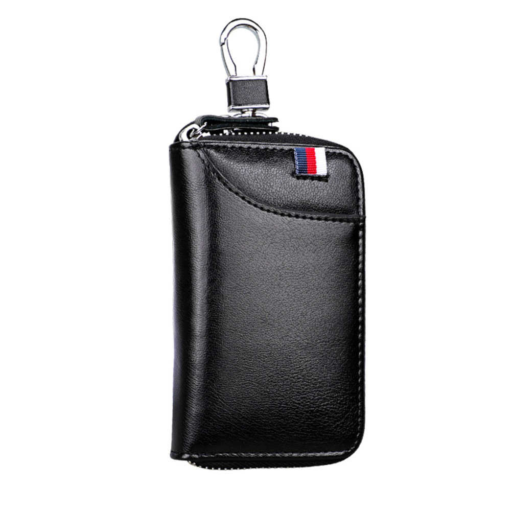 * black * key case kkc01 key case leather smart key key key inserting key case key cover lady's men's leather 