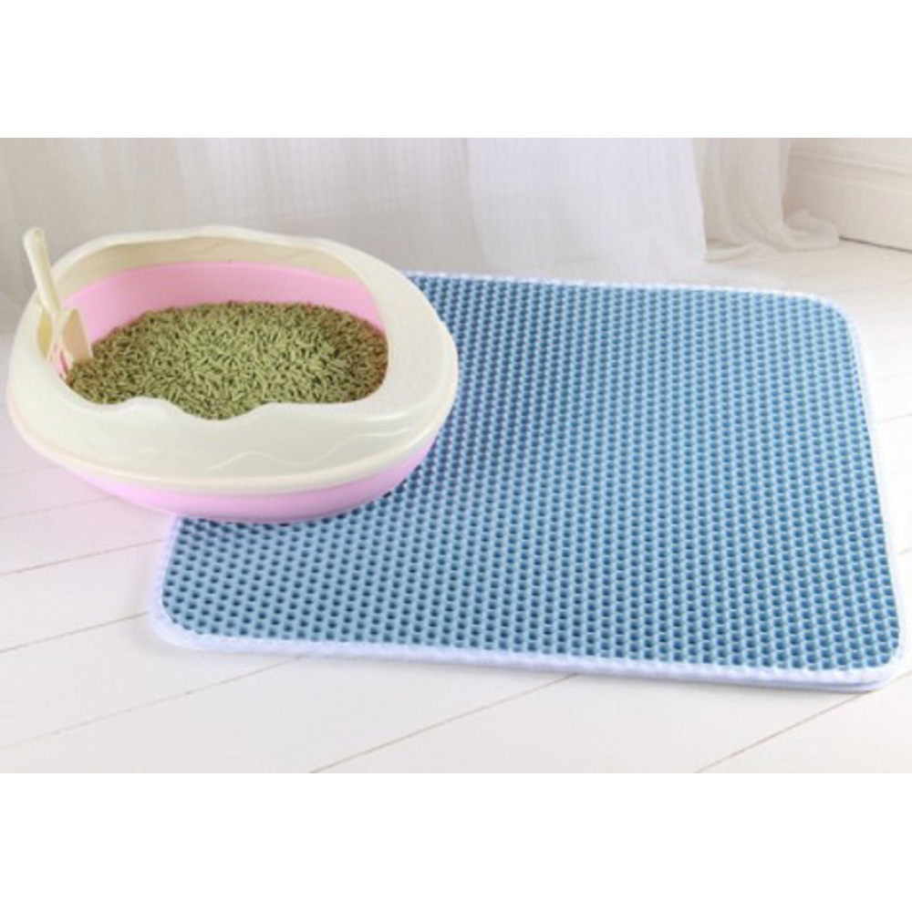 * blue * S(30×30) * cat sand mat pmycatmat01 sand removing mat cat sand mat cat sand stone chip .. prevention toilet mat cat for dog for for pets 