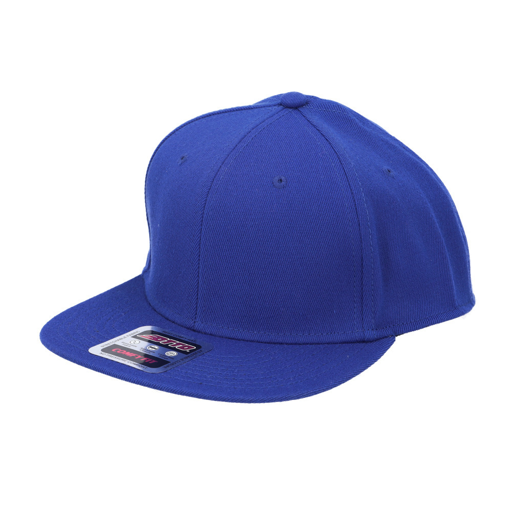 ☆ 001.RoyalBlue ☆ オット OTTO COMFY FIT Snapback Hat 125-1323 OTTO キャップ 無地 オットー 帽子 メンズ フラットバイザー_画像1