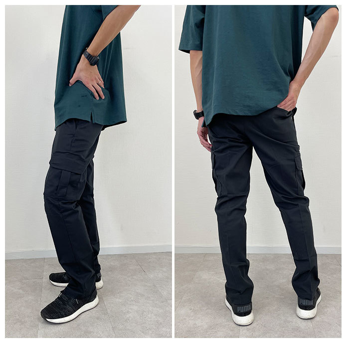 ☆ DS.デザートサンド ☆ W28xL32 ☆ Dickies ディッキーズ Slim Straight Cargo Pants WP594 ディッキーズ Dickies パンツ WP594 メンズ_画像5