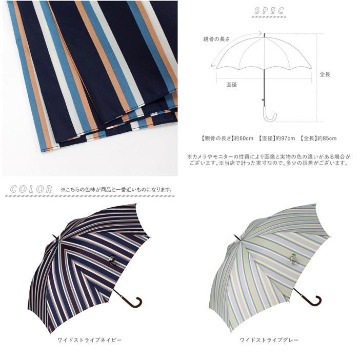 ☆ ねこミントグレー ☆ スマートジャンプ 60cm ニフティカラーズ 長傘 nifty colors 傘 レディース ジャンプ 大きめ 60cm 雨傘_画像9