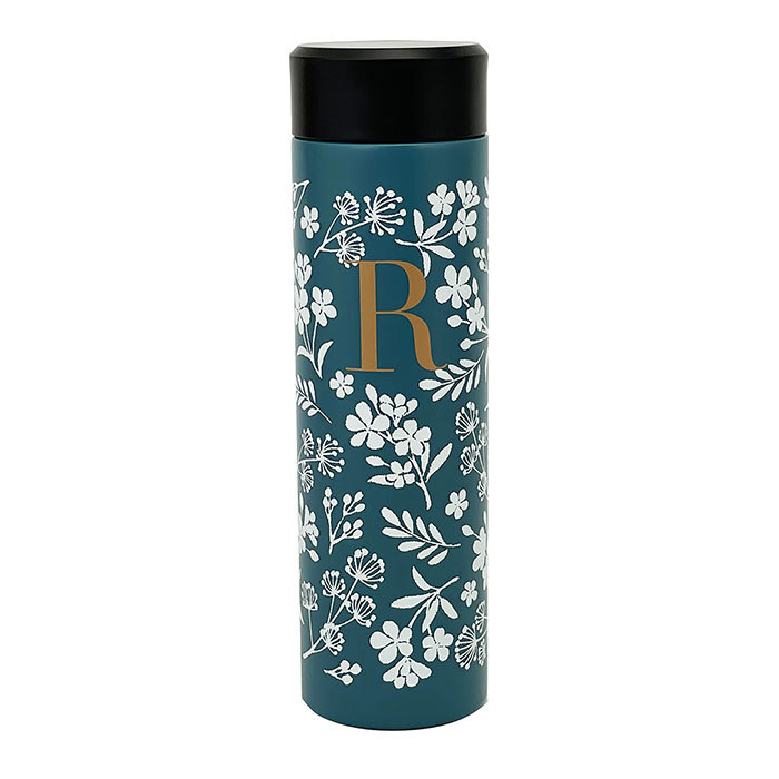 * green /K stainless steel bottle mail order super light weight light weight mug bottle initial name inserting boxed piece box present floral print . flower lovely Cafe fl