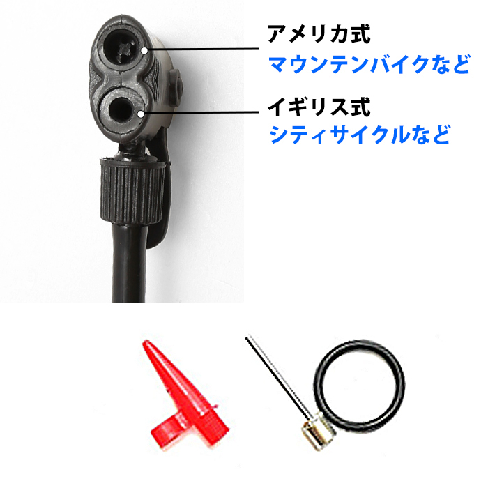 ☆ ゴールド ☆ エアーポンプ 空気入れ 自転車 通販 エアーポンプ プール ボール 手動 エアポンプ 小型 軽量 浮き輪 サイクル用品 メンテ_画像8