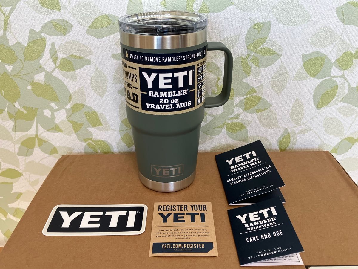 限定色】 YETI イエティ ランブラー トラベルマグ20oz キャンプ